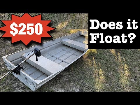 I bought a cheap Jon Boat! 12 ft. old aluminum jon boat