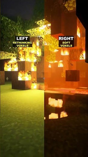Minecraft Shaders: Rethinking Voxels or Soft Voxels? 🔥 #shorts