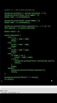 write a program to build a calculator in java. #coding #javaee #java #javaisawesome #programming