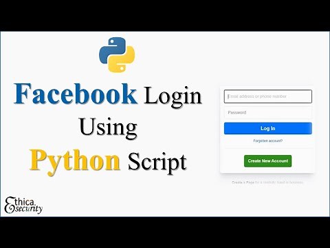 Python 3 : Facebook login using Python Script | 13 line of Automation Code | Ethica
