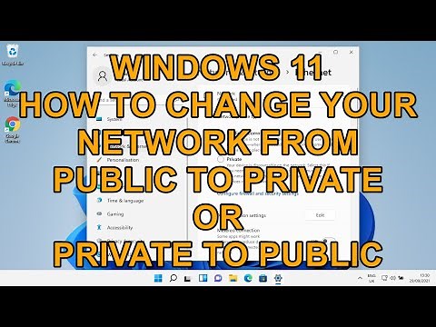 Windows 11 How to Change your Network to a Public or Private Network