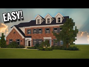 Minecraft: How to Build a Realistic House Tutorial Part 1