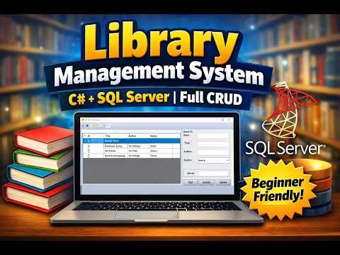 Library Management System in C# (Windows Forms) with SQL Server