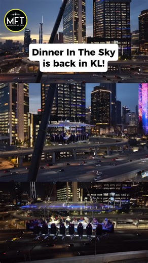 It’s Back! Dine Among the Stars with Dinner In The Sky in KL! @ditsmalaysia The sky-high dining experience that lets you eat among the stars! 🌟 I finally got to try @ditsmalaysia (Dinner in the Sky Malaysia) at TREC Kuala Lumpur, and it was honestly one of the most unforgettable nights I’ve ever had. Suspended 50 metres above KL, you get to enjoy a 3-course fine dining experience while watching the city come alive beneath your feet. The whole experience was super fun — the waiters were singing,