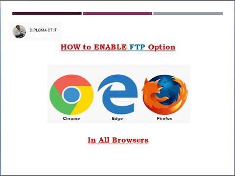 How to Enable FTP option in Web browsers