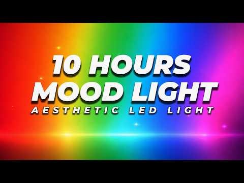 10 hours Color Changing Slow & Smooth | RGB LED Mood Light | Authentic Aesthetic LED Mood Light