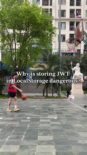 🩴🩴 it’s exposing it to JavaScript. 1️⃣ LocalStorage can be accessed by any JavaScript running on the page. 2️⃣ If an attacker injects malicious script (XSS), the JWT can be stolen. 3️⃣ Once stolen, the attacker can impersonate the user. 4️⃣ LocalStorage has no built-in protection like HttpOnly. 5️⃣ Tokens can be reused until they expire. 6️⃣ HttpOnly cookies prevent JavaScript from reading the token. 7️⃣ That significantly reduces token theft via XSS. #interview #dotnet #systemdesign #backend 