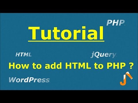 PHP Tutorials: How to add HTML code to PHP