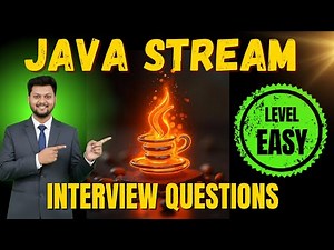 Java Stream Interview Questions 💡 Level Easy | Top 10 Examples