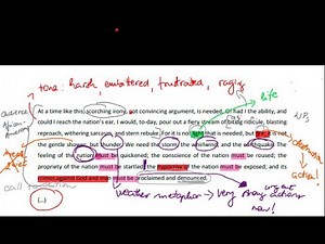 Example response - analyze a commentary with me (AS Level English 9093 exam prep)