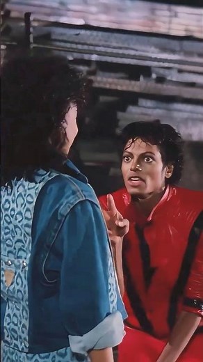 Michael Jackson & Ola Ray – Thriller Alley Scene | 4K Music Video #shorts #michaeljackson #music #mj