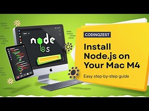How to Install Node JS on Mac M4 2025 | Installing Node JS on Mac