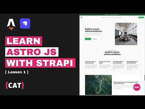 Astro.js Crash Course with Strapi Headless CMS: Lesson 1