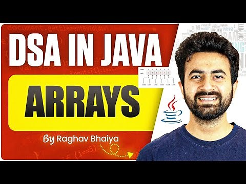 DSA In Java | Arrays | Java in One Shot | Arrays in Java | Java Course