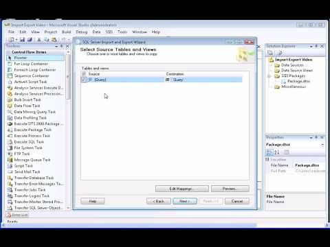 SSIS: Exporting SQL Server Data to Excel