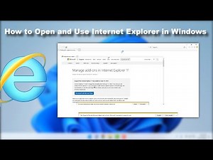 How to Quickly Open Internet Explorer in Windows 11