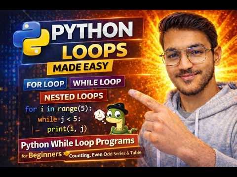 Top Python While Loop Programs 💻 | Counting, Even Odd Numbers & Tables Explained