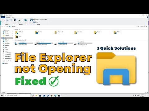 'File Explorer Not Responding' or Not Opening in Windows 10/ 11 - Solved!