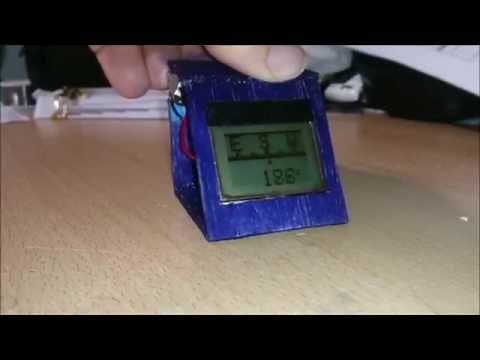 Arduino digital magnetic Compass with two display modes (HMC5883L)