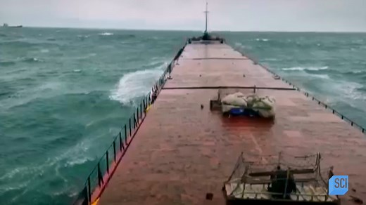 In 2021, the sinking of the Arvin cargo ship off the coast of the Black Sea was caught on camera. What contributed to its structural downfall? 🌊 📺 #StrangeEvidence is new Thursdays on Science Channel. | Science Channel
