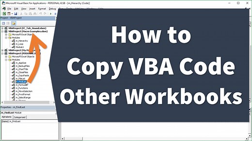 How to Copy or Import VBA Code to Another Workbook - Excel Campus