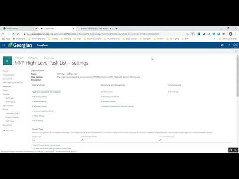 SharePoint for Project Management Part 1 - Task List - Part 1 - Set up the Task List