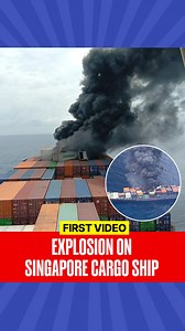 BREAKING NEWS:Huge Explosion Under Deck Onboard Container Ship Near Kochi, 4 Missing, Multiple Injured Cargo ship catches fire off Beypore coast, Kerala. A combined rescue operation by the Indian Coast Guard and Navy is underway to save 22 crew members from the Singapore-flagged vessel carrying over 650 containers. Stay tuned for latest updates . . . #explosion | #containership | #kochi | #singapore | #RepublicWorld | Republic