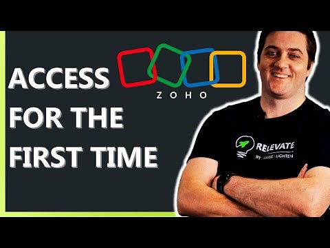 How to access ZOHO ONE for the first time - for Beginners