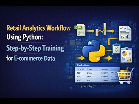 Retail Analytics Workflow Using Python: Step-by-Step Training for E-commerce Data