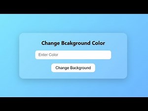 🎨 Change Background Color with JavaScript #webdevelopment #CodeByGaurav