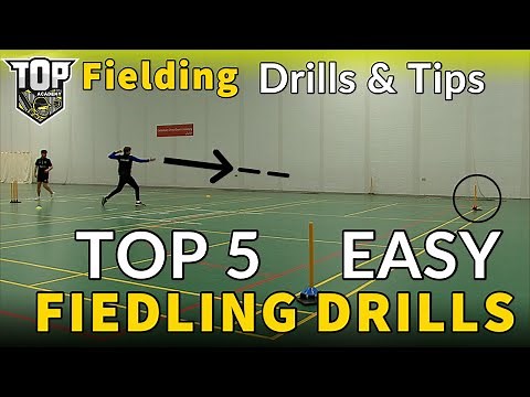 TOP 5 EASY FIELDING CRICKET DRILLS (You Can DO ANYWHERE)