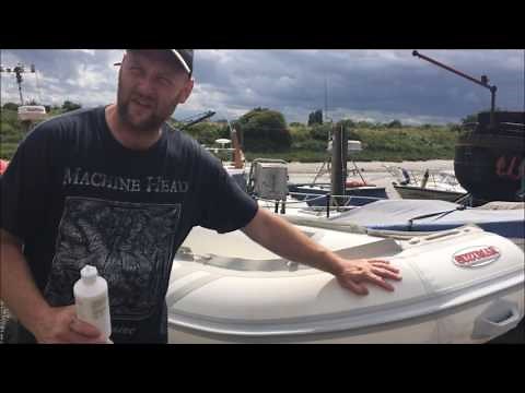 How to clean your rib dinghy inflatable boat sib