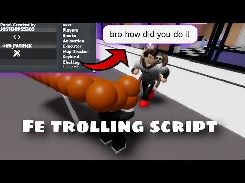 [ FE ] Universal Trolling Script (Rochips panel) | Roblox Exploiting
