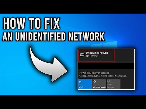 HOW TO FIX UNIDENTIFIED NETWORK | WINDOWS 10 | 2022 |
