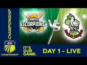 🔴 LIVE Jamaica v Guyana - Day 1 | West Indies Championship | Wednesday 25th May 2022