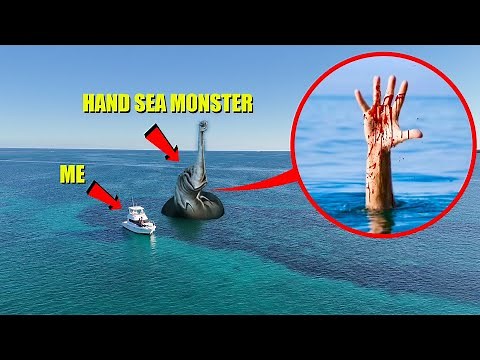 I Caught the Hand Sea Monster in Real life! (we barely survived)