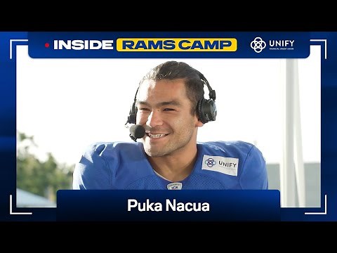Puka Nacua Talks Training Camp, Growth Of Young WRs & Goals For Year 3 | Inside Rams Camp