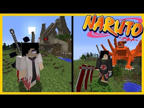 NEW NARUTO MOD! EPIC JUTSU EFFECTS, ALL TAILED BEASTS & MORE! Minecraft Naruto Mod Review