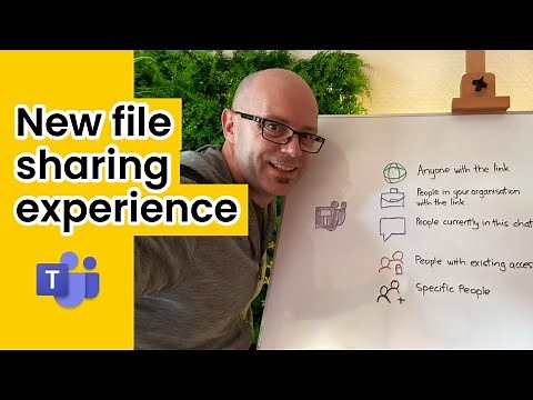 How to use the new file sharing experience in Microsoft Teams