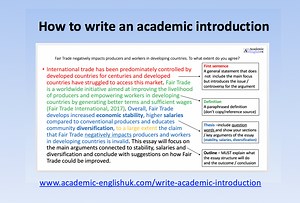 How to write an academic introduction
