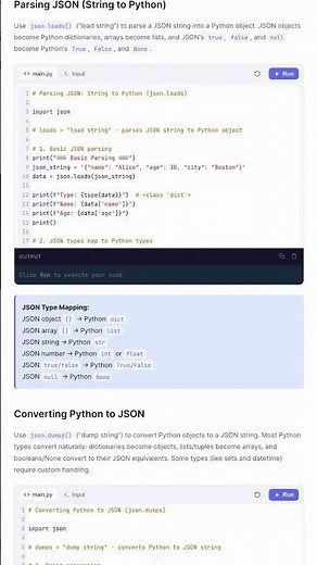 Python JSON Module - Parse, Encode, Read/Write JSON Files — in 30 seconds #Encoding #Decoding