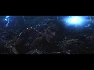 The man's brain was devoured by alien monsters, replacing his mind to protect his wife