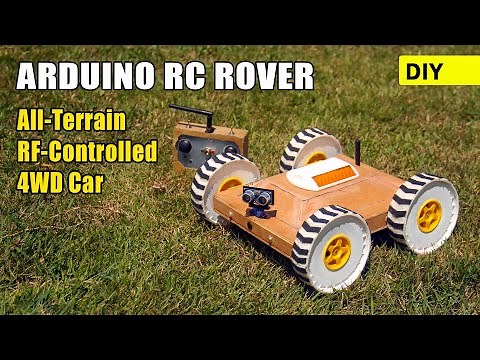 Build your own Arduino RC All-Terrain Rover with NRF24L01 | DIY RC Robotic Car Tutorial