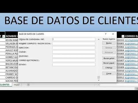 ❤️ How to MAKE a DATA ENTRY FORM in EXCEL WITHOUT MACROS AND WITHOUT USING PROGRAMMING.