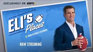 Jerry Rice lets Eli Manning take his trusty steed for a test drive. 😂 A new episode of Eli's Places is now streaming on ESPN ! | NFL Films