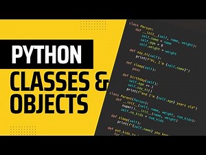 How to CREATE and USE CLASSES in Python