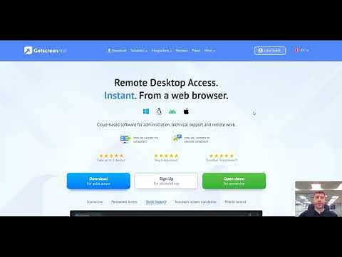 How to set up remote desktop to PC with Getscreen.me