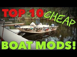 Top 10 CHEAP Fishing Boat HACKS!