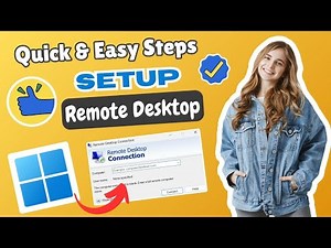 How to EASILY Set Up Remote Desktop on Windows 10 / 11 ( in 2 Minutes )