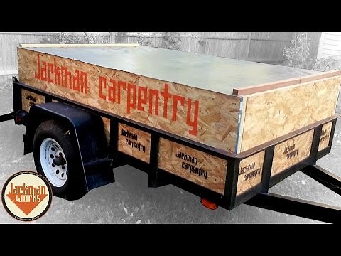 Customized Utility Trailer (Sides and Cover)
